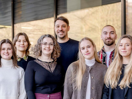 In this image you can see the team of the professorship Digital Health
