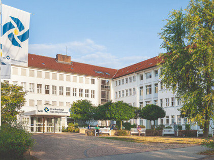 Außenansicht Mühlenkreiskliniken Krankenhaus Bad Oeynhausen