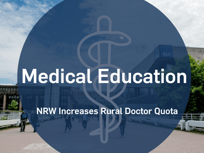 In this image you can see, that NRW increases the Rural Doctor Quota